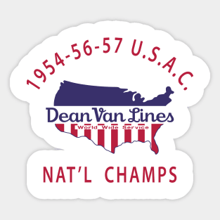 USAC National championship vintage Sticker